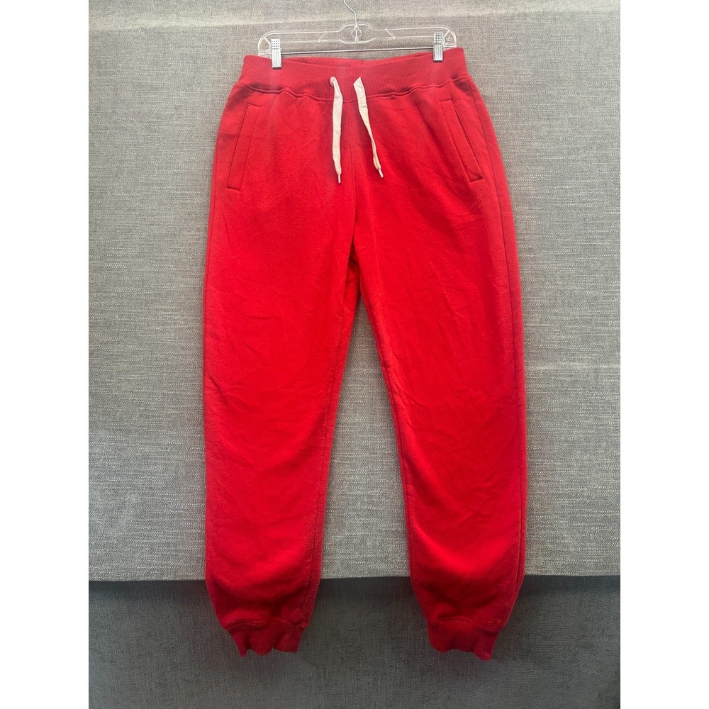 Southpole Authentic Collection Sweatpants Mens Medium‎ Red Fleece Lined Tapered
